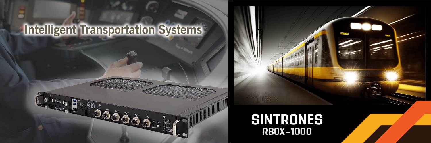 SINTRONES RBOX-1000-M12X EN 50155 railway computer with Intel Core i7 and isolated 110VDC power for rolling stock applications