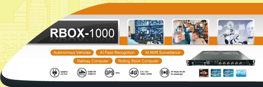 SINTRONES Introduces RBOX-1000-M12X In-Vehicle Computer for Railway Solution