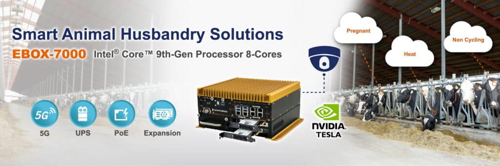 SINTRONES EBOX-7000 Edge AI GPU Computing for Smart Animal Husbandry solution